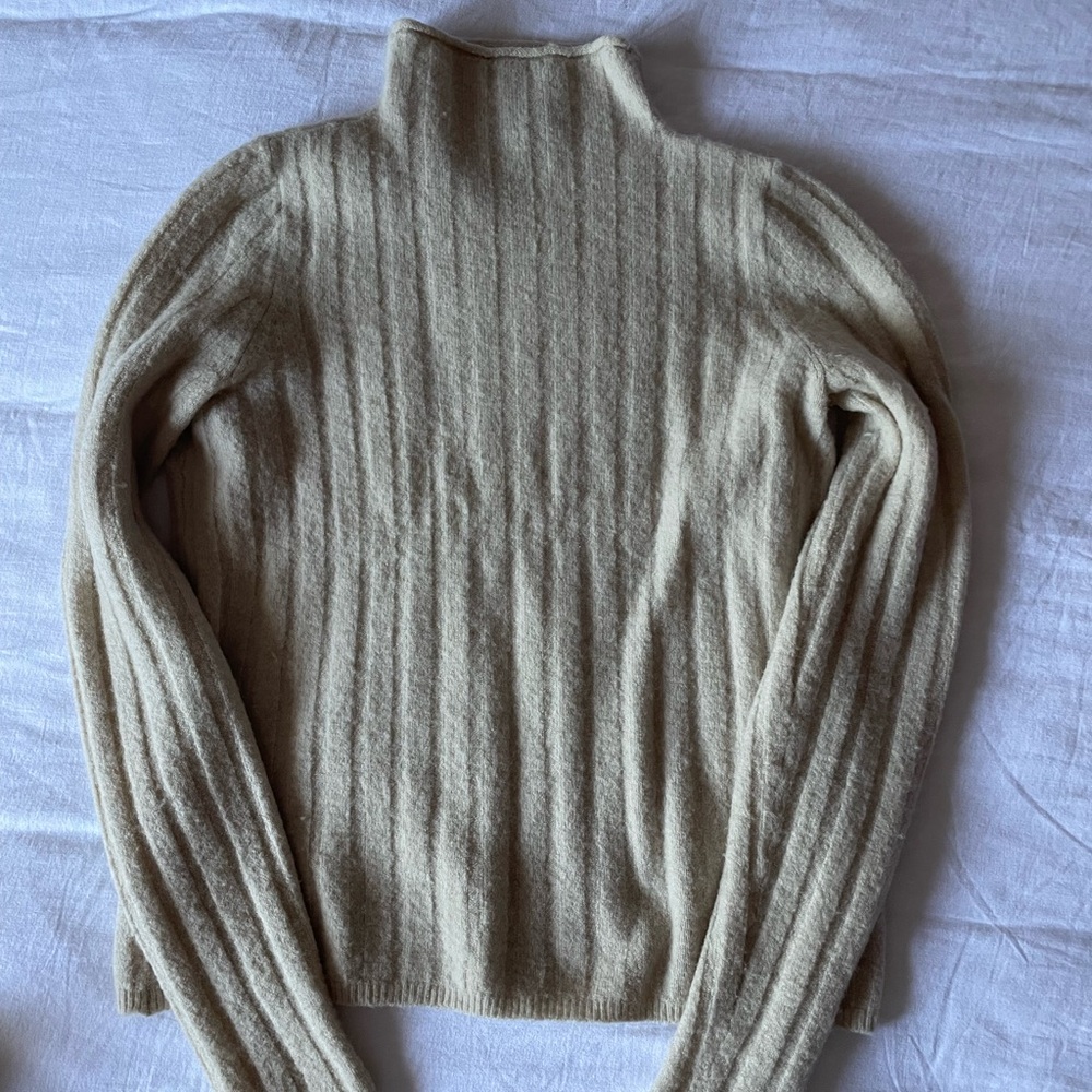 Madewell Cream Sweater Merino Wool